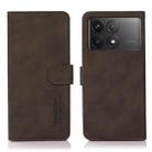 For Xiaomi Redmi K70 5G / K70 Pro 5G KHAZNEH Matte Texture Leather Phone Case(Brown) - 1