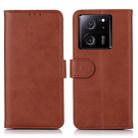 For Xiaomi 13T / Redmi K60 Ultra Cow Texture Leather Phone Case(Brown) - 1