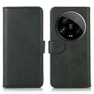 For Xiaomi 14 Ultra Cow Texture Leather Phone Case(Green) - 1
