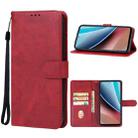 For Motorola Moto G Stylus 2023 4G Leather Phone Case(Red) - 1