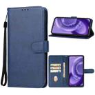 For Motorola Edge 40 Neo Leather Phone Case(Blue) - 1