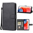 For Motorola Moto G Play 2024 Leather Phone Case(Black) - 1