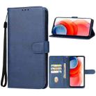 For Motorola Moto G Play 2024 Leather Phone Case(Blue) - 1