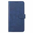 For Motorola Moto G24 Leather Phone Case(Blue) - 2