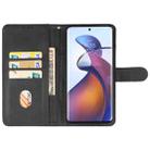 For Motorola Edge 50 Fusion Leather Phone Case(Black) - 3