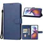 For Motorola Edge 50 Fusion Leather Phone Case(Blue) - 1