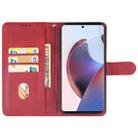 For Motorola Moto X50 Ultra Leather Phone Case(Red) - 3