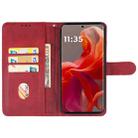 For Motorola S50 Neo Leather Phone Case(Red) - 3