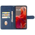 For Motorola S50 Neo Leather Phone Case(Blue) - 3