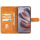 For Motorola Edge 50 Neo Leather Phone Case(Brown) - 3