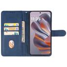 For Motorola Edge 50 Neo Leather Phone Case(Blue) - 3