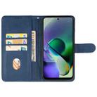 For Motorola Moto G54 Power Leather Phone Case(Blue) - 3