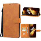 For Ulefone Armor X13 Leather Phone Case(Brown) - 1