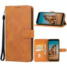 For Ulefone Armor X12 Leather Phone Case(Brown) - 1