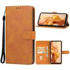 For Ulefone Note 18 Ultra 5G Leather Phone Case(Brown) - 1