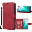 For vivo iQOO Neo8 / Neo8 Pro Leather Phone Case(Red) - 1