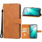 For vivo iQOO Neo8 / Neo8 Pro Leather Phone Case(Brown) - 1