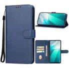 For vivo iQOO Neo8 / Neo8 Pro Leather Phone Case(Blue) - 1