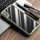 For iPhone XS Max iPAKY Dawn Series Airbag Shockproof TPU Case(Army Green) - 1