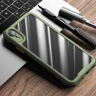 For iPhone XR iPAKY Dawn Series Airbag Shockproof TPU Case(Army Green) - 1