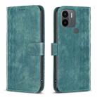 For Xiaomi Redmi A1 / A1+ Plaid Embossed Leather Phone Case(Green) - 1