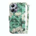 For Infinix Hot 30 Play 3D Colored Horizontal Flip Leather Phone Case(Watercolor Flower) - 3