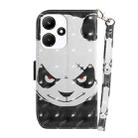 For Infinix Hot 30i 3D Colored Horizontal Flip Leather Phone Case(Angry Bear) - 3