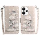 For Infinix Hot 30i 3D Colored Horizontal Flip Leather Phone Case(Squirrels) - 1