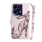 For Infinix Note 30 3D Colored Horizontal Flip Leather Phone Case(Butterfly High-heeled) - 3