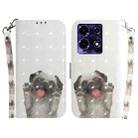 For Infinix Note 30 3D Colored Horizontal Flip Leather Phone Case(Pug) - 1