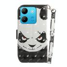 For Infinix Smart 7 African 3D Colored Horizontal Flip Leather Phone Case(Angry Bear) - 3