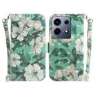 For Infinix Note 30 VIP 3D Colored Horizontal Flip Leather Phone Case(Watercolor Flower) - 1