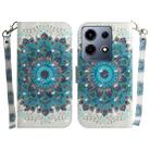 For Infinix Note 30 VIP 3D Colored Horizontal Flip Leather Phone Case(Peacock Wreath) - 1