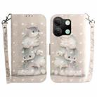 For Infinix Smart 7 HD 3D Colored Horizontal Flip Leather Phone Case(Squirrels) - 1