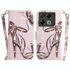 For Infinix GT 20 Pro 3D Colored Horizontal Flip Leather Phone Case(Butterfly High-heeled) - 1