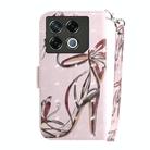 For Infinix GT 20 Pro 3D Colored Horizontal Flip Leather Phone Case(Butterfly High-heeled) - 3