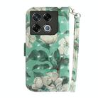 For Infinix GT 20 Pro 3D Colored Horizontal Flip Leather Phone Case(Watercolor Flower) - 3