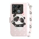 For Infinix GT 20 Pro 3D Colored Horizontal Flip Leather Phone Case(Heart Panda) - 3