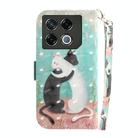 For Infinix GT 20 Pro 3D Colored Horizontal Flip Leather Phone Case(Black White Cat) - 3