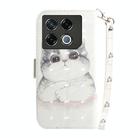For Infinix GT 20 Pro 3D Colored Horizontal Flip Leather Phone Case(Cute Cat) - 3