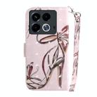 For Infinix Note 40 3D Colored Horizontal Flip Leather Phone Case(Butterfly High-heeled) - 3