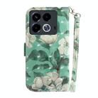 For Infinix Note 40 3D Colored Horizontal Flip Leather Phone Case(Watercolor Flower) - 3