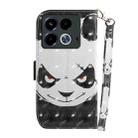 For Infinix Note 40 3D Colored Horizontal Flip Leather Phone Case(Angry Bear) - 3