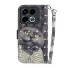 For Infinix Note 40 3D Colored Horizontal Flip Leather Phone Case(Hug Cat) - 3