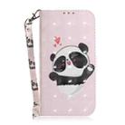 For Infinix Note 40 3D Colored Horizontal Flip Leather Phone Case(Heart Panda) - 2