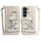 For Infinix Hot 50 5G 3D Colored Horizontal Flip Leather Phone Case(Squirrels) - 1