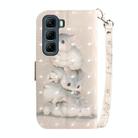 For Infinix Hot 50 5G 3D Colored Horizontal Flip Leather Phone Case(Squirrels) - 3