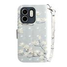 For Infinix Hot 50i / Smart 9 3D Colored Horizontal Flip Leather Phone Case(Magnolia) - 3