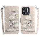 For Infinix Hot 50i / Smart 9 3D Colored Horizontal Flip Leather Phone Case(Squirrels) - 1