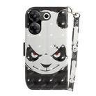 For Tecno Camon 20 Pro 5G 3D Colored Horizontal Flip Leather Phone Case(Angry Bear) - 3
